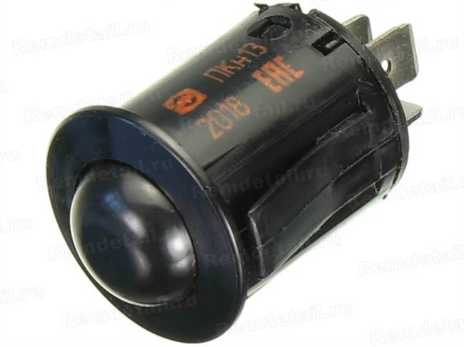 Кнопка розжига ПКН-13 черная для газовой плиты Gefest 300, Darina GM141-441, King Flama Омичка